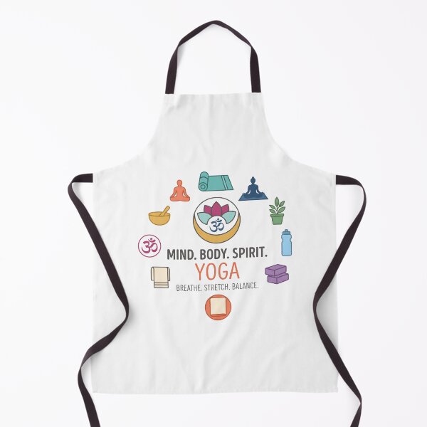 Item preview, Mind Body Spirit Yoga - Breathe Stretch Balance Lotus designed and sold by MyHappyArtShop.
