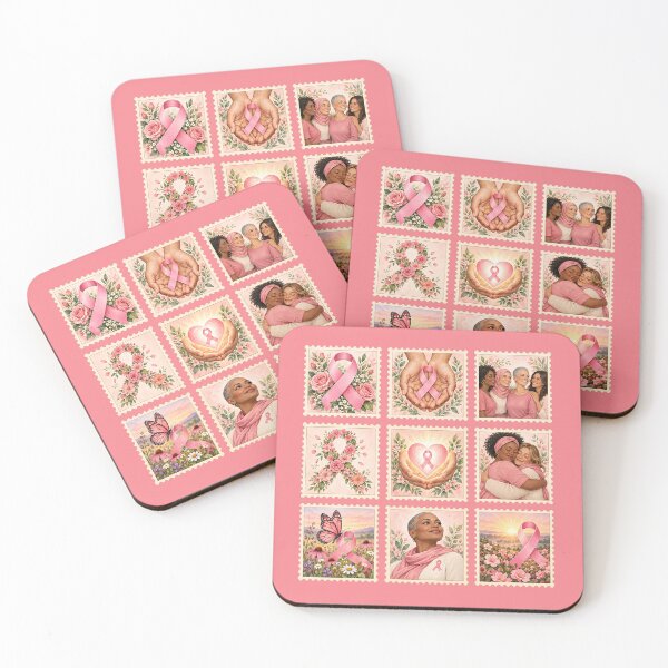 Item preview, Breast Cancer Awareness Pink Ribbon Floral  designed and sold by naragonkanok.