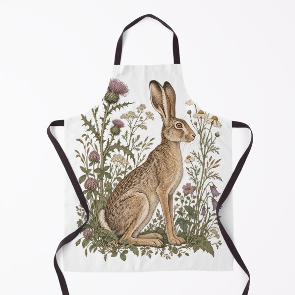 Item preview, Wild Hare Botanical Plate designed and sold by artditisme.