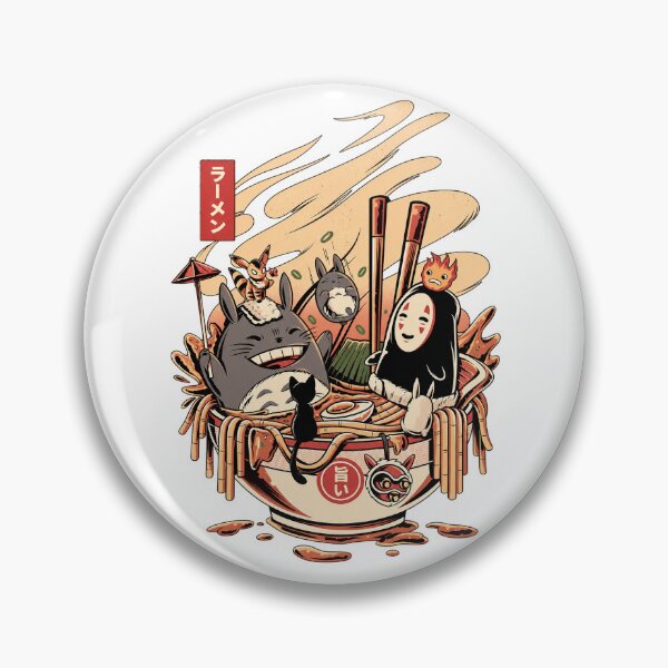 Item preview, Totoro Ramen Ghibli Food Graphic designed and sold by neelydirt-r.