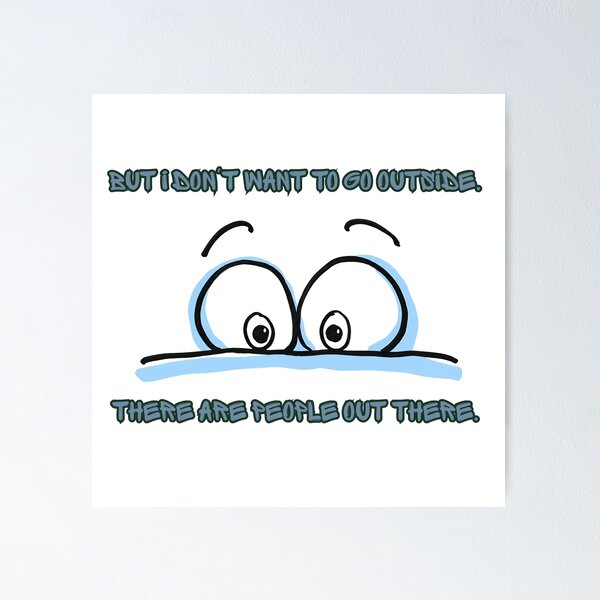 Item preview, Introvert Tee But I Don't Want To Go Outside, There Are People Out There designed and sold by MarthaPlace.