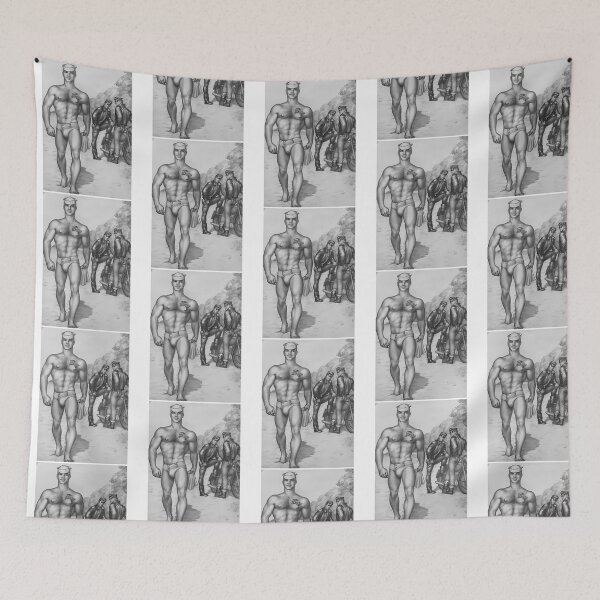 Item preview, Soldier Teasing The Hoods (Tom Of Finland) designed and sold by emerie-boswell.