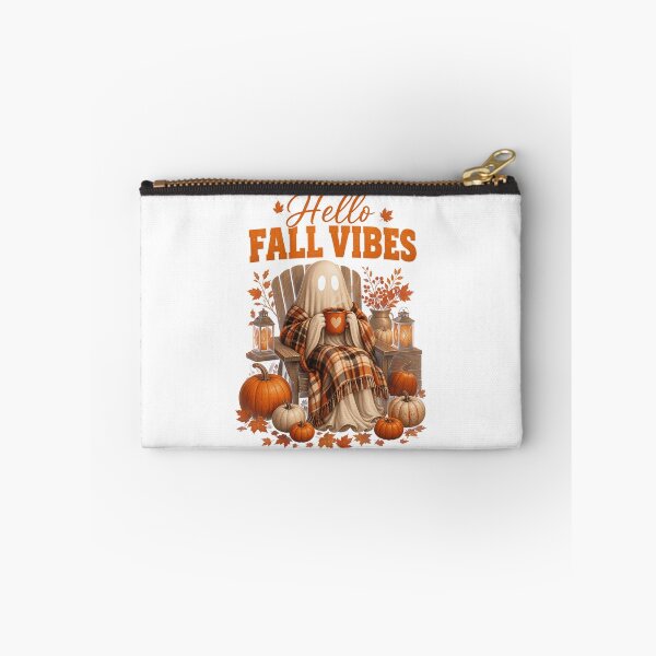 Item preview, Hello Fall Vibes Cozy Ghost Coffee Autumn Pumpkin Graphic designed and sold by QLShop.