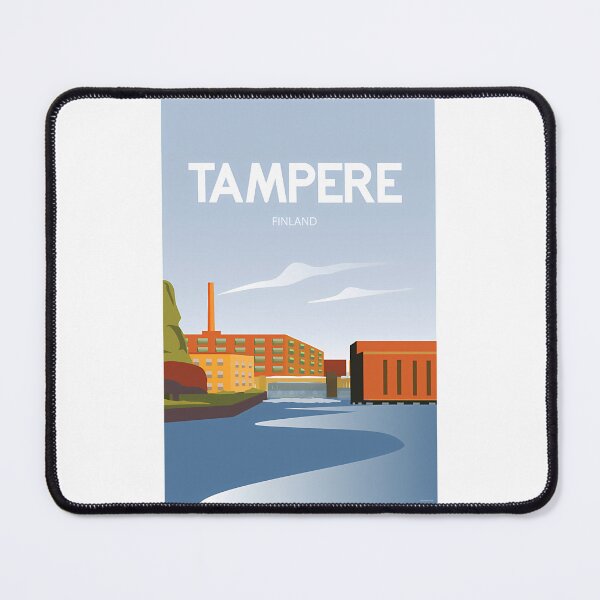 Item preview, Tampere Finland Travel Poster City Art designed and sold by emerie-boswell.