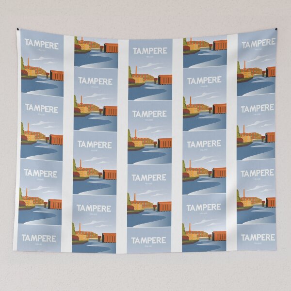 Item preview, Tampere Finland Travel Poster City Art designed and sold by emerie-boswell.