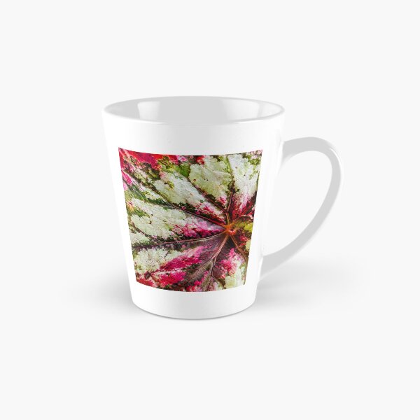 Item preview, Rex Begonia Foliage Texture - Magenta Pink And Silver Painted Leaf Art designed and sold by kimwhatbely.