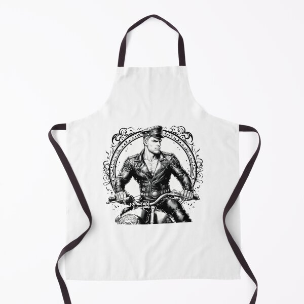 Item preview, Tom Of Finland Tribute Hunk Leather Biker Daddy Berlin German Pride Graphic Design designed and sold by emerie-boswell.