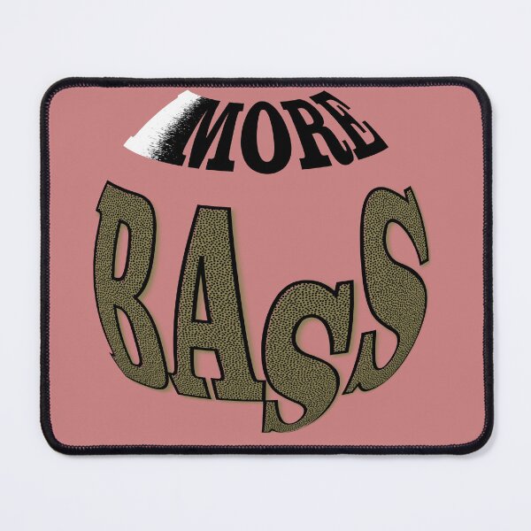 Item preview, More Bass Typography Streetwear Urban Music Graphic Art designed and sold by NB-Artmagic.