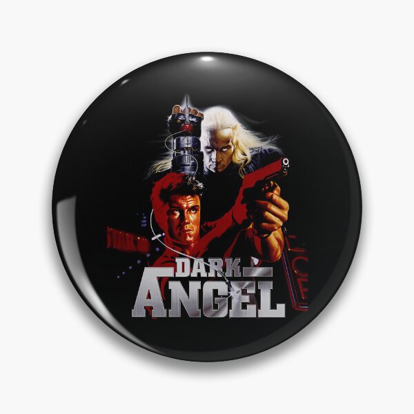 Item preview, Futuristic Enforcer Holding Red Handgun Beside Blonde Villain designed and sold by RogerBeaulac.