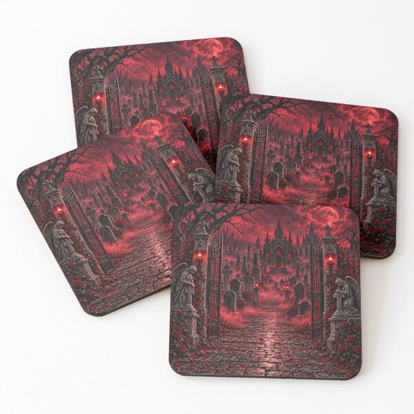 Item preview, Crimson Moon Cemetery Gateway:Backdrop designed and sold by TXLou.