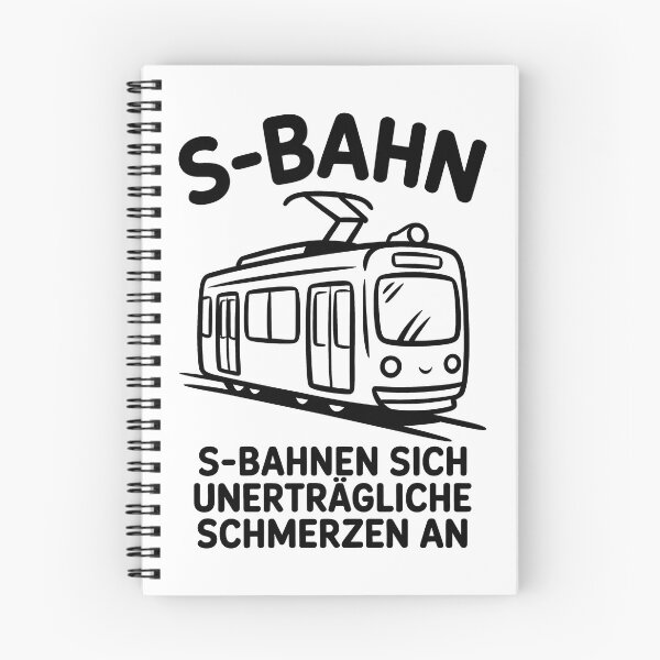 Artikelvorschau, S-Bahnen sich unerträgliche Schmerzen an – Deutsche Memes Wortspiel Design entworfen und verkauft von LoFizzy.