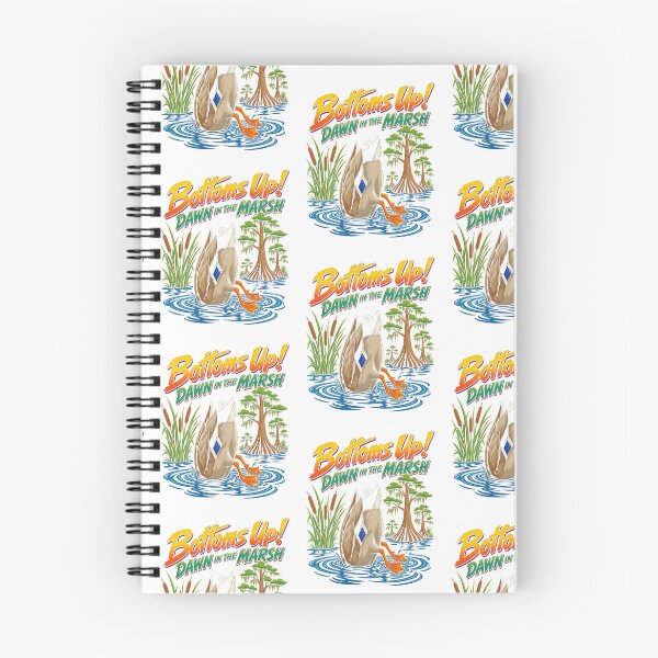Item preview, Bottoms Up Dawn In The Marsh Funny Duck Hunting Mallard Graphic designed and sold by TheHellIWontSh.