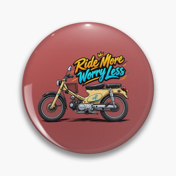 Item preview, Ride More Worry Less Vintage Motorcycle Graphic designed and sold by ShivCraftStudio.