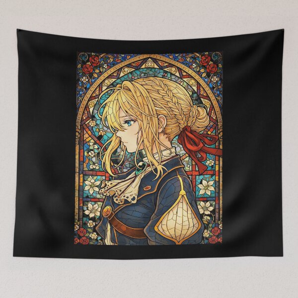 Item preview, Stained Glass Girl Art designed and sold by kundeti.