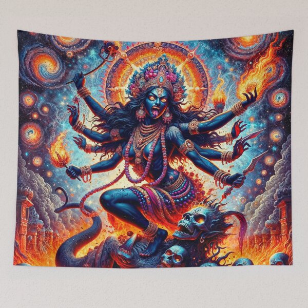 Item preview, Cosmic Deep Blue Goddess Kali Artwork designed and sold by The Sensing Room.