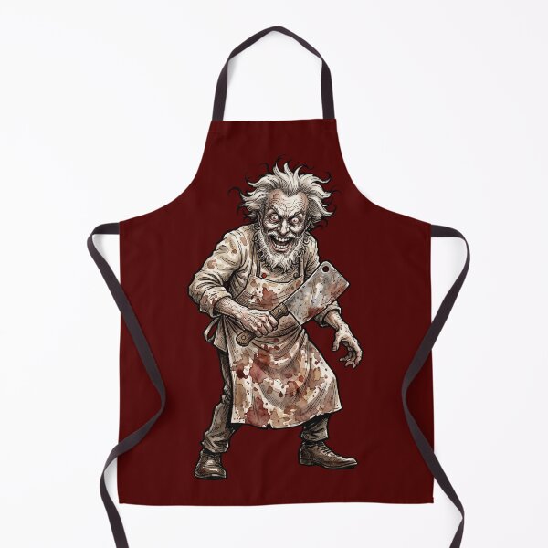 Item preview, Culinary Psychosis: Vintage Macabre Butcher Illustration designed and sold by FreiherrPK.