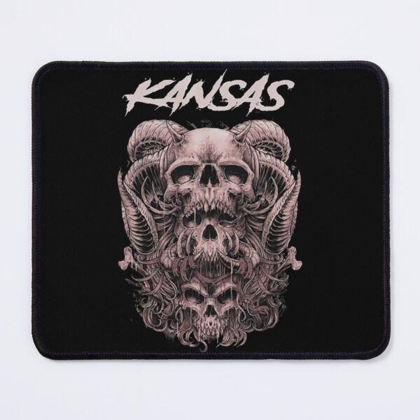 Item preview, Kansas Progressive Rock Gothic Ram Skull Graphic designed and sold by CecilLeannon.
