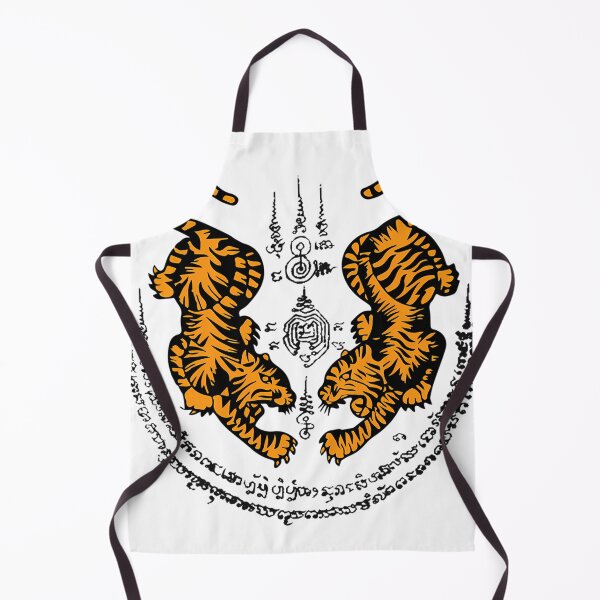 Item preview, Sak Yant Muay Thai Tattoo Double Tiger Twin Tiger designed and sold by KevinGarris.