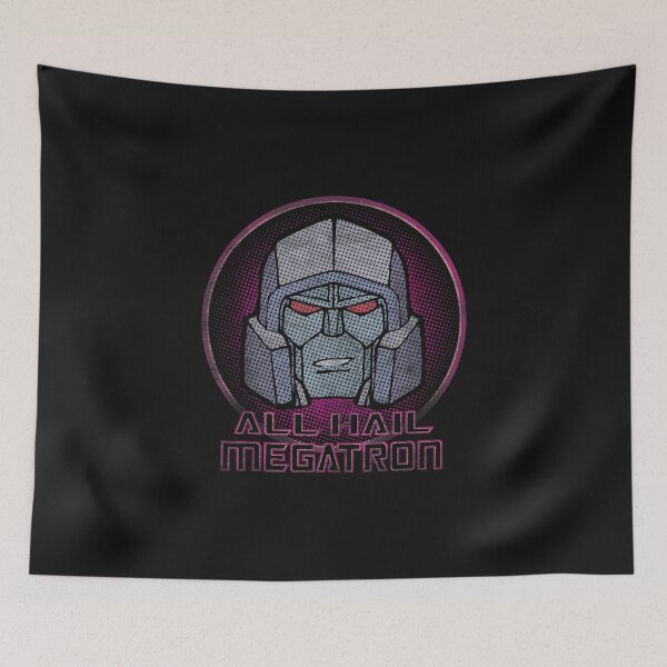 Item preview, Tr4nsformersz All Hail Megatron Retro Portrait Logo designed and sold by ElenaDennis50.