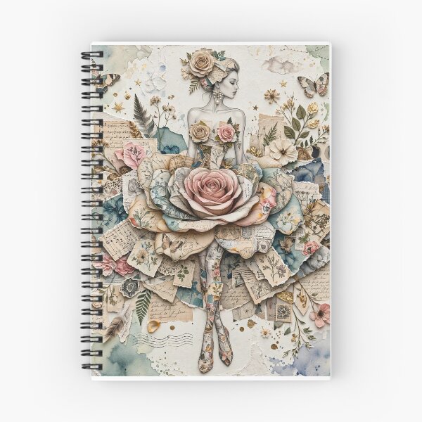 Item preview, Surreal Collage Rose Dress Woman designed and sold by Emamohamed.