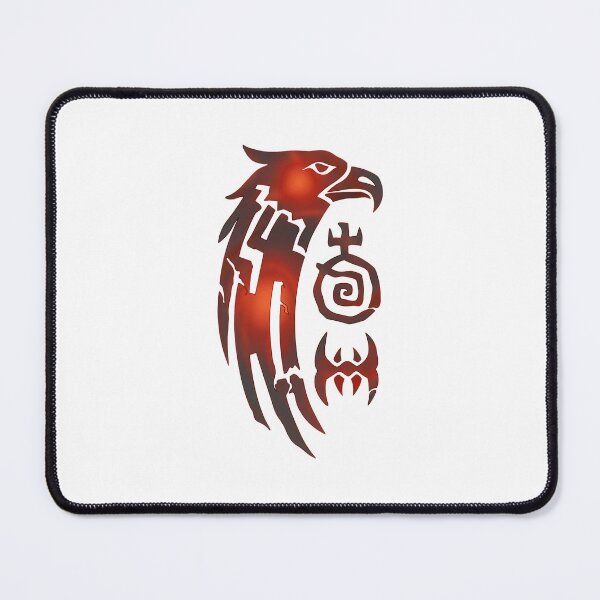 Item preview, Fire Eagle Red – Powerful Tribal Fantasy Design designed and sold by Herzbaumatelier.