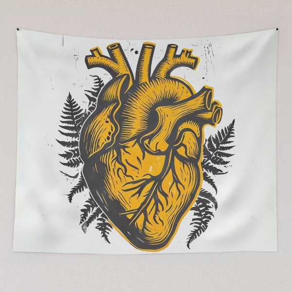 Item preview, Botanical Heart designed and sold by ONYX Pixee.