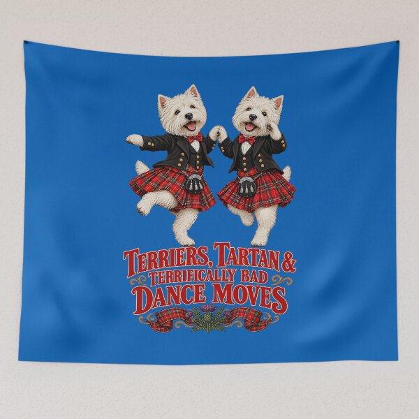 Item preview, Terriers, Checked-Weave And Terrifically Bad Dance Moves designed and sold by taiche.