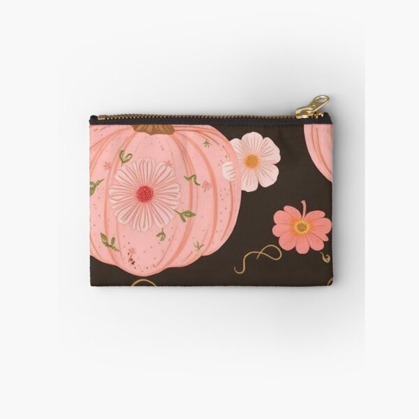 Item preview, Pink Floral Pumpkin Seamless Pattern — Cute Vintage Fall and Halloween Art designed and sold by LYAN-STORE.