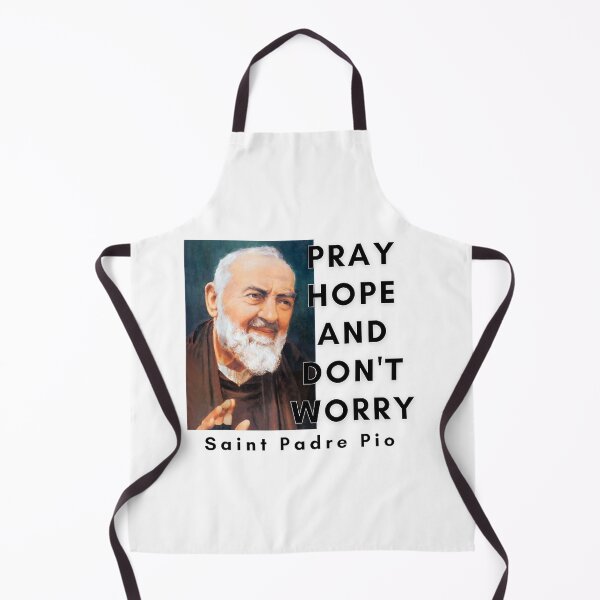 Item preview, St. Padre Pio Pray Hope and Don't Worry Catholic Saint designed and sold by geronkagogo.