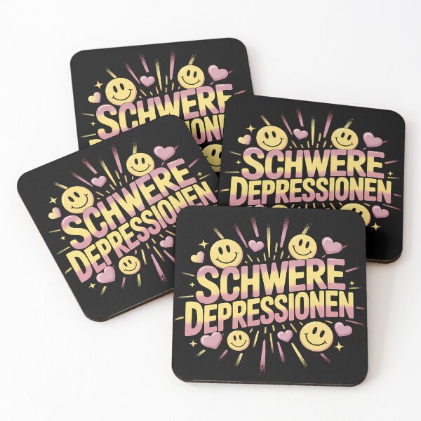 Item preview, Schwere Depressionen – Deutsche Memes Wortspiel Design designed and sold by LoFizzy.