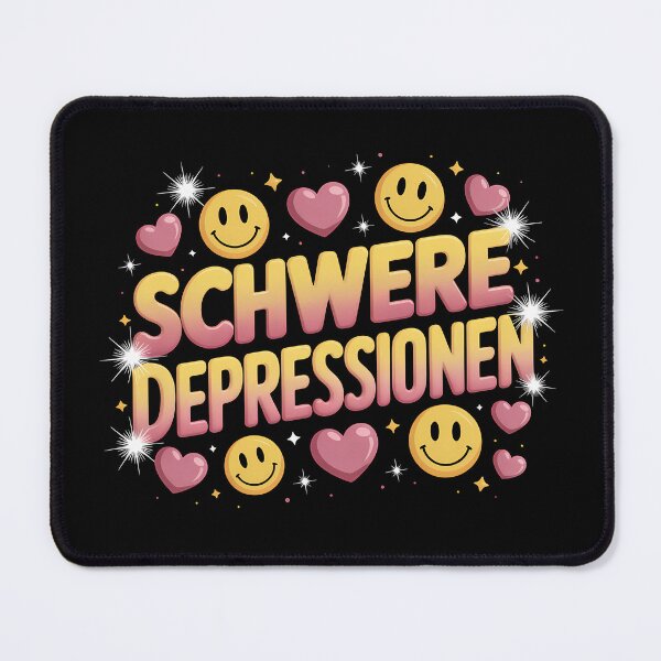 Item preview, Schwere Depressionen – Deutsche Memes Wortspiel Design designed and sold by LoFizzy.