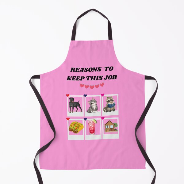 Item preview, Reasons To Keep This Job Funny Sarcastic Dog Cat Taco Quote designed and sold by DontCareClub.