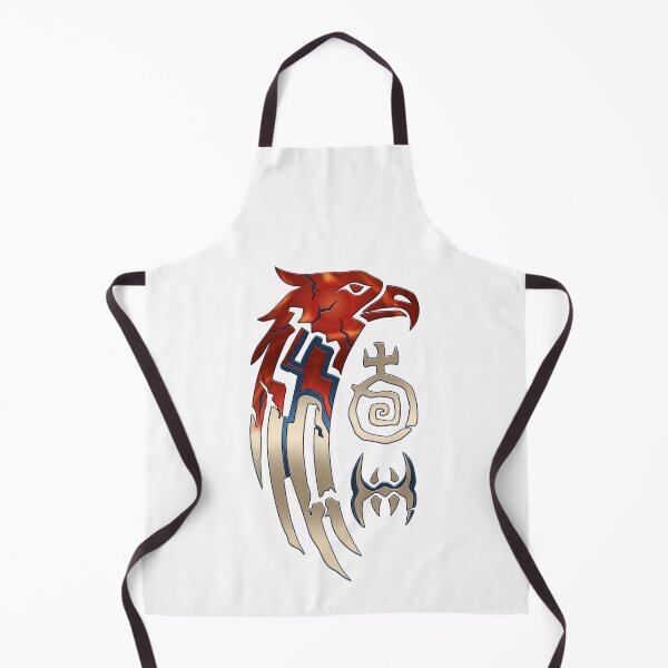 Item preview, Fire Eagle Red-Beige – Warm, elegant fantasy design designed and sold by Herzbaumatelier.