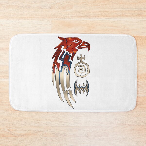 Item preview, Fire Eagle Red-Beige – Warm, elegant fantasy design designed and sold by Herzbaumatelier.