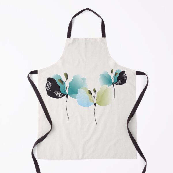 Item preview, Ethereal magical Petals – Abstract Turquoise Floral Art designed and sold by NB-Artmagic.