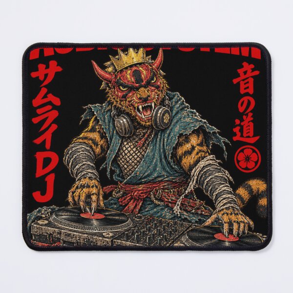 Item preview, Bushido Spin Audio System Oni Tiger Demon DJ - Japanese Demon DJ Art designed and sold by BRTHRCNK01.