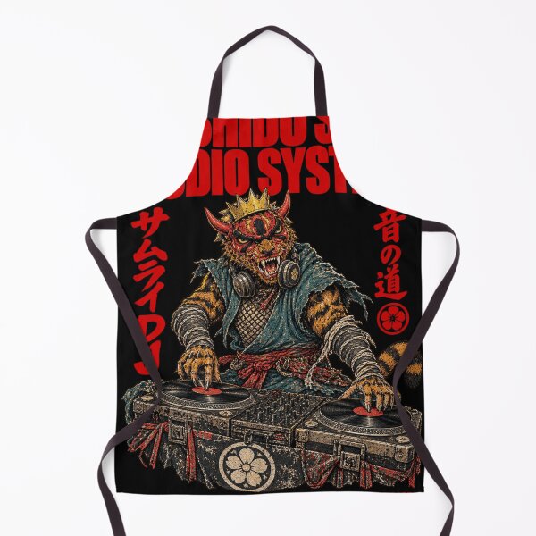 Item preview, Bushido Spin Audio System Oni Tiger Demon DJ - Japanese Demon DJ Art designed and sold by BRTHRCNK01.