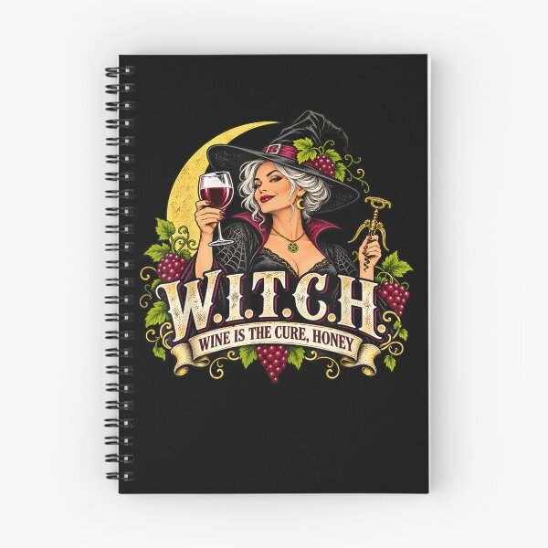 Item preview, Witch Wine is The Cure Honey Halloween Wine Drinker  designed and sold by ArtByimamS.