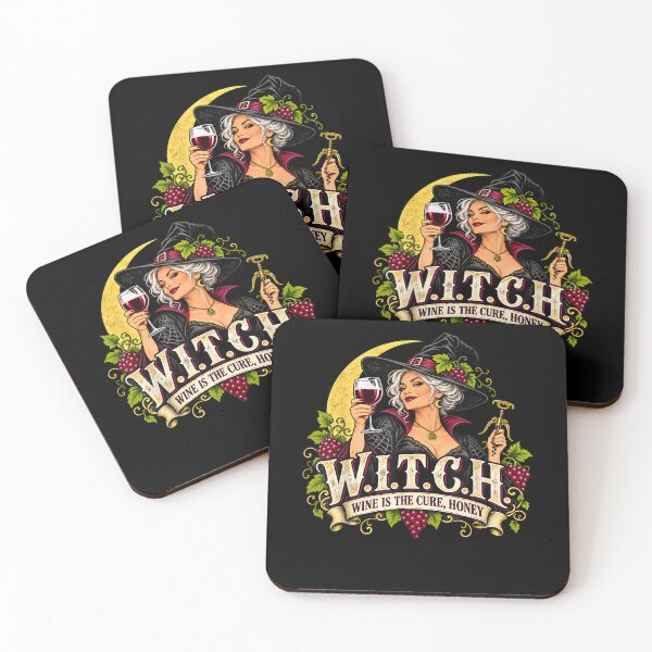 Item preview, Witch Wine is The Cure Honey Halloween Wine Drinker  designed and sold by ArtByimamS.