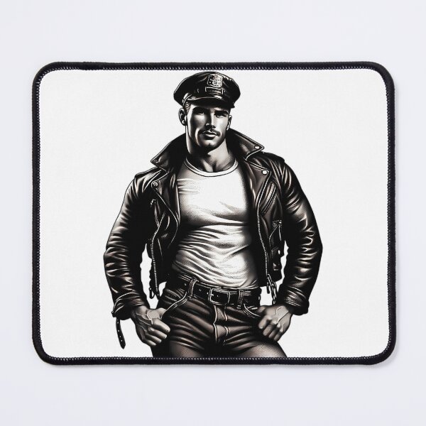 Item preview, Gay 1940S Vintage Biker Rebel Leather Tom Of Finland Tribute Leather Pride Graphic Design designed and sold by reillymar-quar.