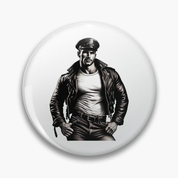 Item preview, Gay 1940S Vintage Biker Rebel Leather Tom Of Finland Tribute Leather Pride Graphic Design designed and sold by reillymar-quar.