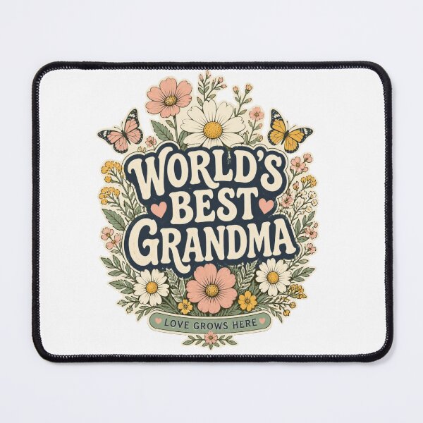 Item preview, World's Best Grandma Love Grows Here designed and sold by Mnyusshop.
