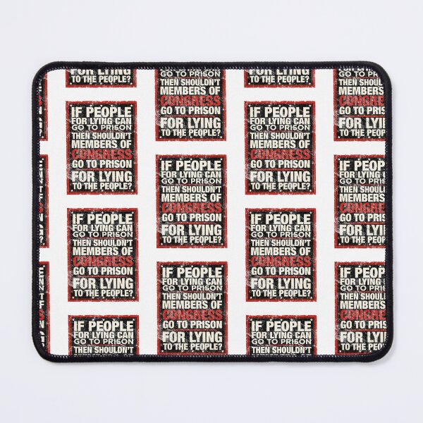 Item preview, Members Of Congress Go To Prison For Lying Vintage Political Satire Graphic designed and sold by TheHellIWontSh.