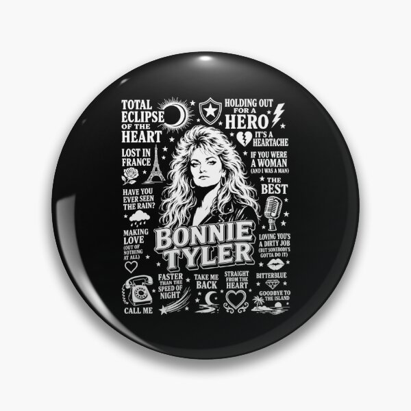 Item preview, Bonnie Tyler Total Eclipse Of The Heart Rock Icon designed and sold by Nikola-Tigar.