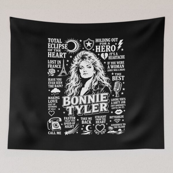 Item preview, Bonnie Tyler Total Eclipse Of The Heart Rock Icon designed and sold by Nikola-Tigar.