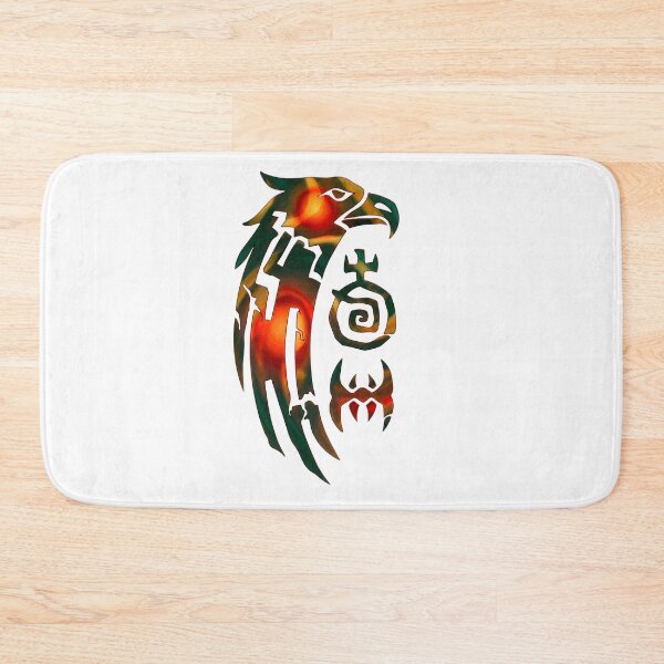 Item preview, Fire Eagle Red-Green – Nature-inspired Fantasy Design designed and sold by Herzbaumatelier.