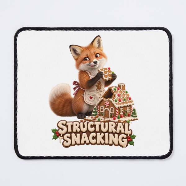 Item preview, Structural Snacking Gingerbread Fox designed and sold by TrendTribeTP.