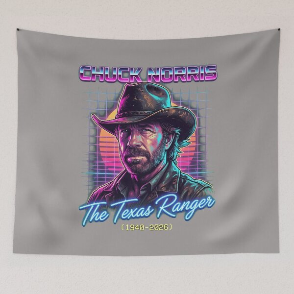 Item preview, Chuck Norris Tribute Sketch 1940-2026 Cowboy-85 designed and sold by FranciscaMoren.