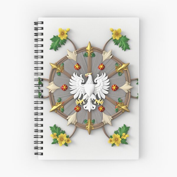 Item preview, Águila en círculo de flores designed and sold by Pixicato.