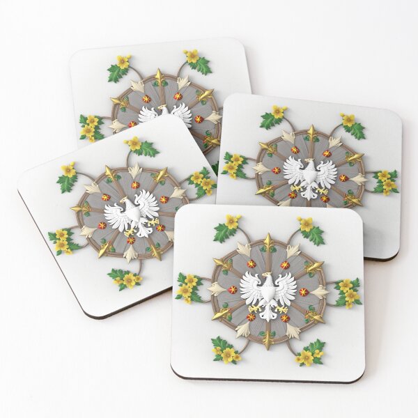 Item preview, Eagle in Circle of Flowers designed and sold by Pixicato.